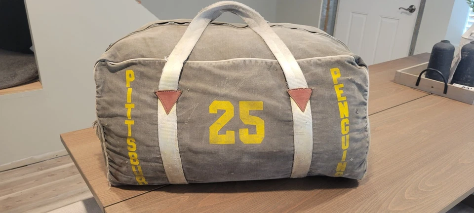 Bolso de Equipo Vintage Pittsburgh Penguins Auténtico NHL Foto 4 de 4