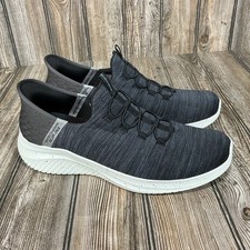 Skechers Mens Slip-Ins Ultra Flex 3.0 Right Away Shoes Gray Size 13 W Hands Free