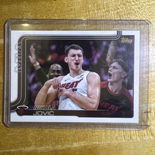 2025-26 Topps Nikola Jovic Golden Mirror Variation #76 Miami Heat