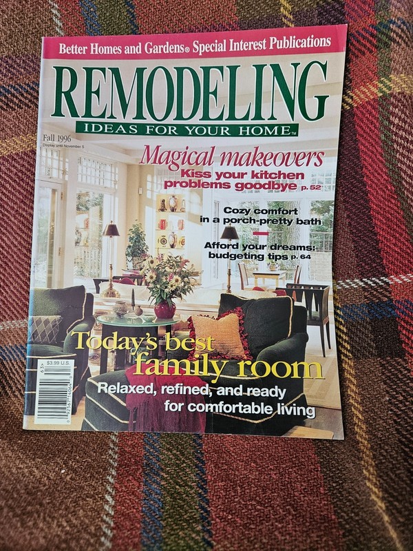 Better Homes & Gardens Remodeling Ideas Magazine Fall 1996 Magical makeovers