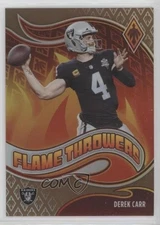 2021 Panini Phoenix Flame Throwers Bronze 1/50 Derek Carr #FT-12 1d0h