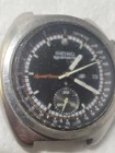Vintage Men's Seiko Sports Speed Time Wrist Watch For Parts Or Repair