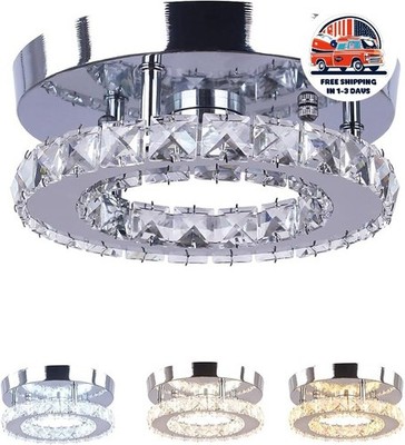 Candelabro Lampara De Araña Luces Elegante Cristal Para Sala Cocina Techo Modern