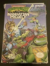 Teenage Mutant Ninja Turtles III The Manhattan Project-NES NO MANUAL Tested