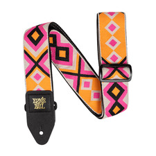 Ernie Ball Jacquard 2" Guitar Strap; Electric Diamond design