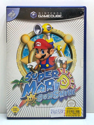 Super Mario Sunshine - Nintendo GameCube - 2002 - USK 6 - mit Anleitung - OVP