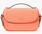 Kate Spade Knott Top Handle Crossbody Bag Orange Leather Purse KF833 NWT $298 F