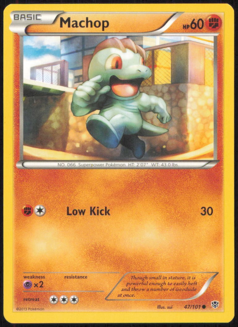 MACHOP 47/101 COMMON PLASMA BLAST POKEMON NEAR MINT