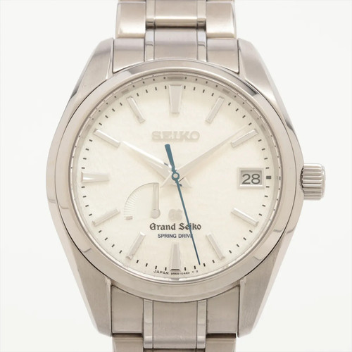 Grand Seiko Spring Drive SBGA011 SS SS AT black dial 2 Extra L...