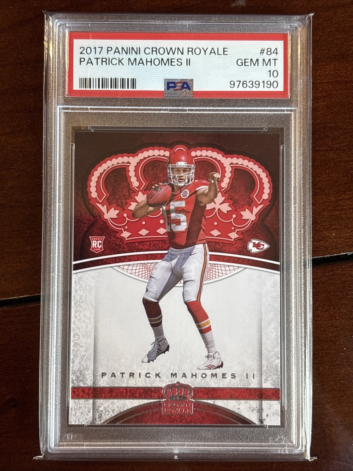 Patrick Mahomes Panini Crown Royale #84 Base
