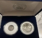 Mercury Dime And Liberty Half Dollar WWII Set. National Collectors Mint