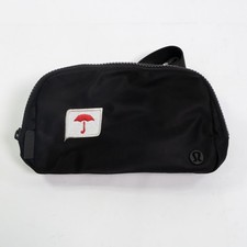 Lululemon Everywhere Belt Bag Matte Black Logo With Company Logo NWT