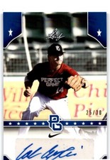 2015 LEAF PERFECT GAME NATIONAL SHOWCASE BASE AUTOGRAPH - BLUE CAL COUGHLIN AUTO