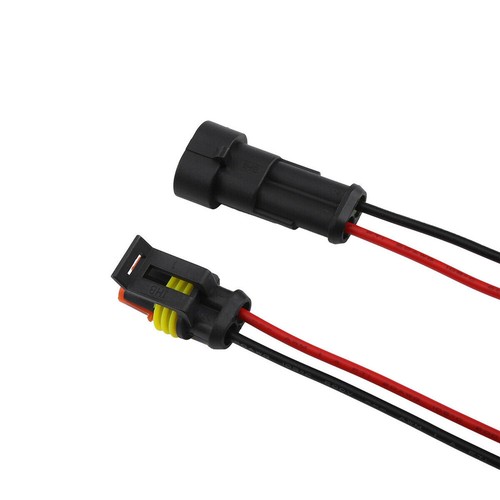 2/3/4/5/6-Pin Way Car Waterproof Male Female 18AWG Wire Cable Connector Plug Kit - Picture 17 of 22