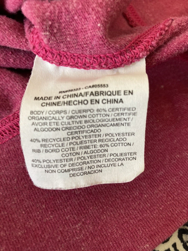 Nike Just Do it Hoodie Youth Size Large Fireberry Pullover Full Zip Long Sleeve - Picture 9 of 10