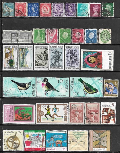 Worldwide Stamp Packet Lot of 37 off paper Stamps World Wide Collection used