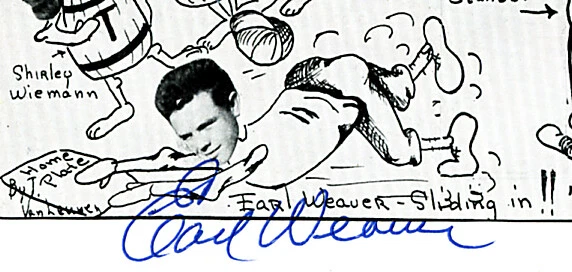 EARL WEAVER Несколько Подписанных Ежегодников Старшей Школы Коллекция Barry Halper - Изображение 3 из 4