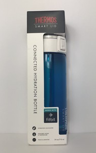 thermos 24 ounce hydration bottle with connected smart lid