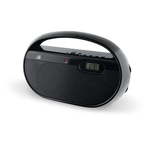 GPX, Inc. R602B Portable AM/FM Radio with Digital Clock and Line Input (Black) - Image 4 of 4
