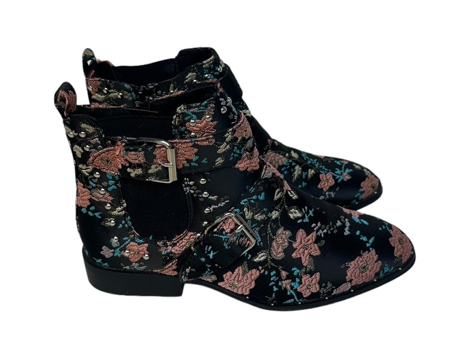 Ladies Boots Floral Ankle Boots Primark Embroidered Boots Primark