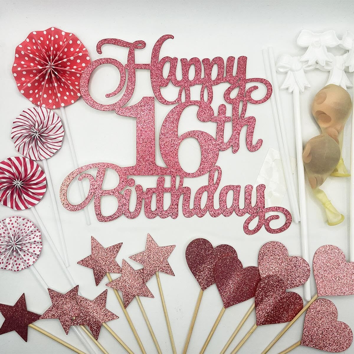 Geburtstagskarte Zum 12. Geburtstag – Regenbogen & Roségold Design, Blanko Innen