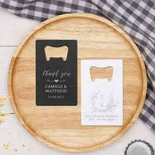 Custom Engraved Credit Card Bottle Opener Party Favour