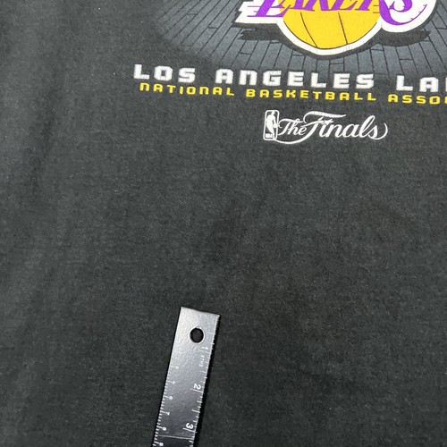 Vintage Los Angeles Lakers Shirt Large Black 2008 Champions Kobe Bryant Tee Mens - Picture 4 of 13