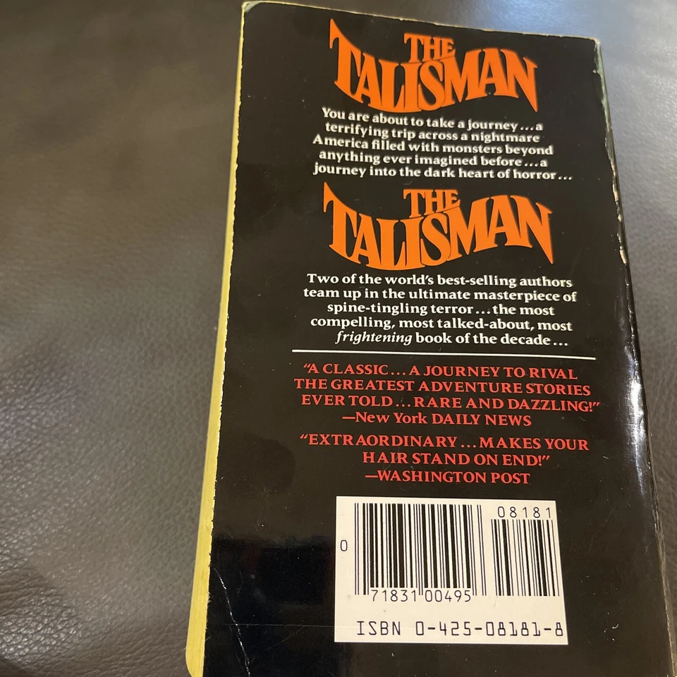 The Talisman By Stephen King Paperback Copyright 1984 Peter Straub — 第 2/4 张图片
