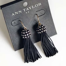 52mm Ann Taylor Tassel Drop Earrings Gift Fashion Women Party Holiday Jewelry