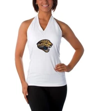 Couture Womens NFL Jacksonville Jaguars Blown Coverage Halter Top Shirt NWT