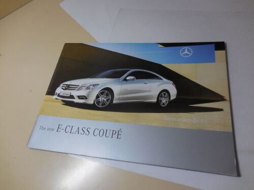 Mercedes-Benz E-Class Coupe Japanese Brochure 2009/07 207 E350 E550 - Foto 1 di 12