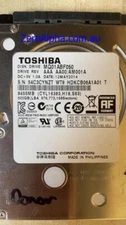 MQ01ABF050 Toshiba Donor Hard Drive AM001A, 12 MAY 2014