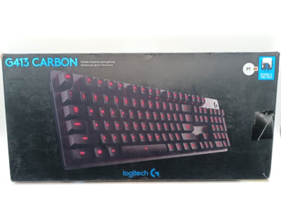 Logitech G413 Mechanische Gaming-Tastatur - Carbon, Portugisisch (920-008532)