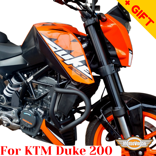 For KTM Duke 200 Engine guard KTM 200 Duke Rear crash bars Kit, Bonus