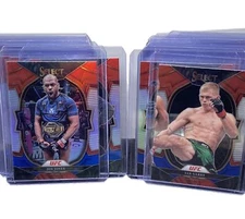 2023 Panini Select UFC Red and Blue Prizm - COMPLETE YOUR SET - Pick your Cards