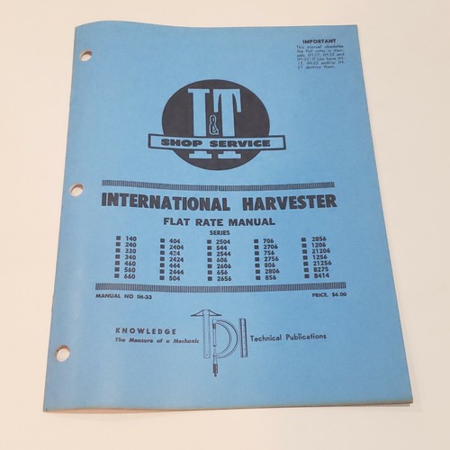 I&T Flat Rate Shop Service Shop Manuals All Brands-Use Dropdown - Picture 21 of 34