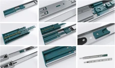 10 PAIR Soft Close Ball Bearing Drawer Slides Full Extension 18 in 20 in 100 LB