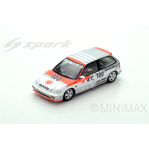 INNO64 HONDA CIVIC EF3 Gr.A #100 IDEMITSU MOTION JTC 1989″ IN64-EF3