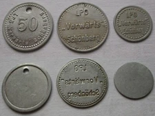 3x Aluminium Tokens LPG "Forward" Schönberg (149940)