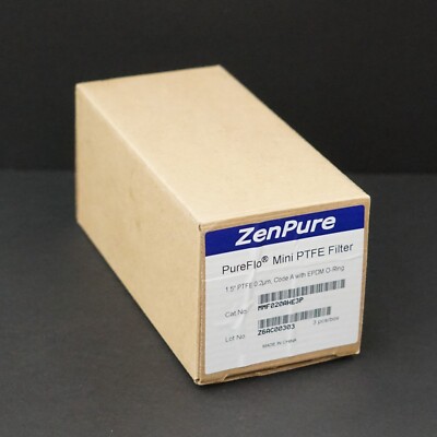 ZenPure PureFlo Mini PTFE Filter, 1.5 , 0.2µm, MMF020AHE3P (QTY 2)