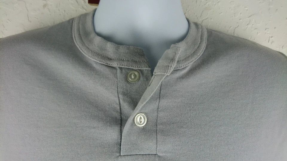 全新 复古 Oldsmobile GM 男式 M 灰色亨利 T 恤 美国豪 单针 I3 — 第 4/4 张图片