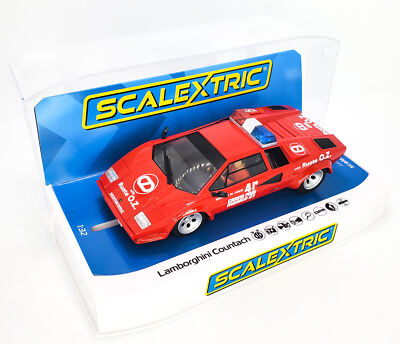 NEW Scalextric Lamborghini Countach Monaco GP Safety 1/32 Slot Car FREE US SHIP