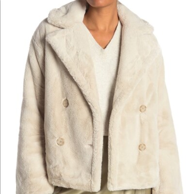 vince plush coat