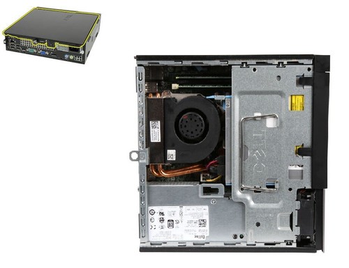 Dell OptiPlex 790 USFF (256GB SSD, Intel Core i5 2nd Gen., 3.3GHz, 8GB) PC... - Picture 4 of 6