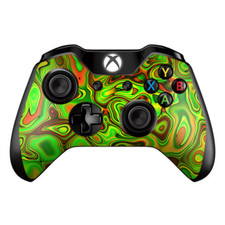 Skins Decal Wrap for Xbox One / One S Controller green glass trippy psychedelic