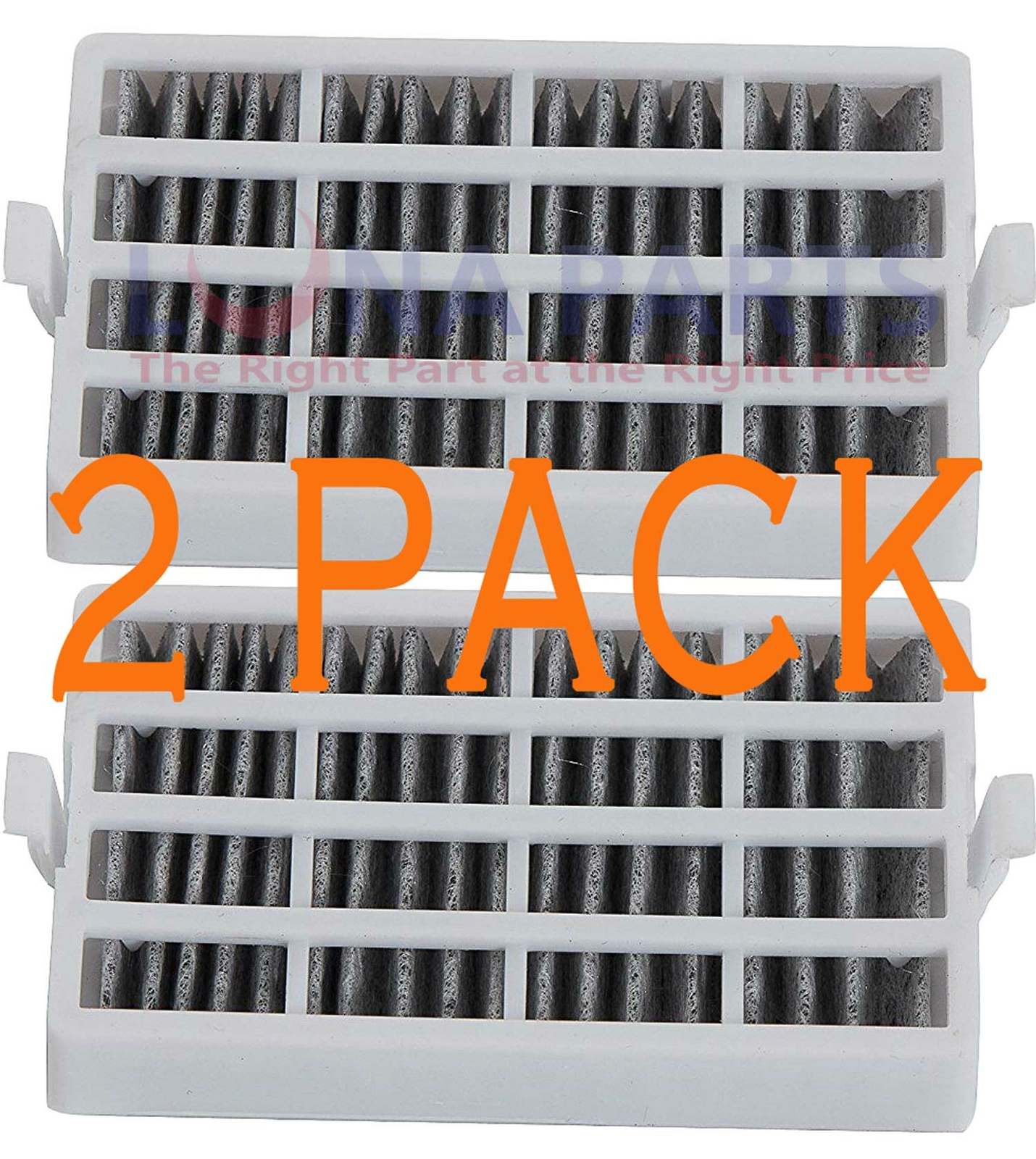 2X Refrigerator Air Filter for Whirlpool WSF26C2EXB01