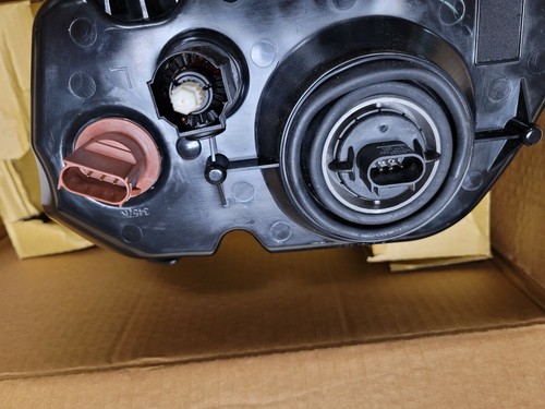 (2) NEW 2010-2014 Ford Mustang Black Halogen Projector Headlights LED LH+RH CAPA - Picture 8 of 10