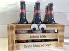 Personalised Gift CRATE MATE Unusual Birthday Xmas Present for Him Her Unique 