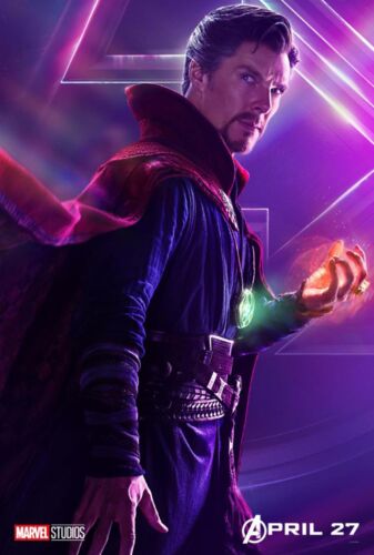 Avengers: Infinity War Movie Poster (24x36)-Dr Strange, Benedict Cumberbatch v29