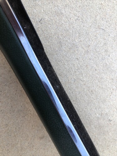B PILLAR INTERIOR QUARTER WINDOW METAL TRIM 1971 72 GTX ROAD RUNNER DRIVER GREEN - Picture 7 of 16